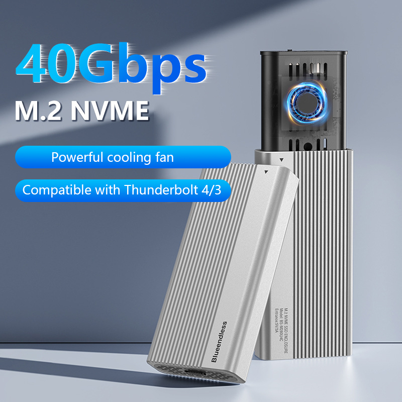 Usb4 40Gbps External Ssd 8Tb - กล่องใส่ SSD M.2 NVMe แบบพกพาสำหรับแล็ปท็อป รองรับการจัดเก็บข้อมูลภายนอกความเร็วสูง