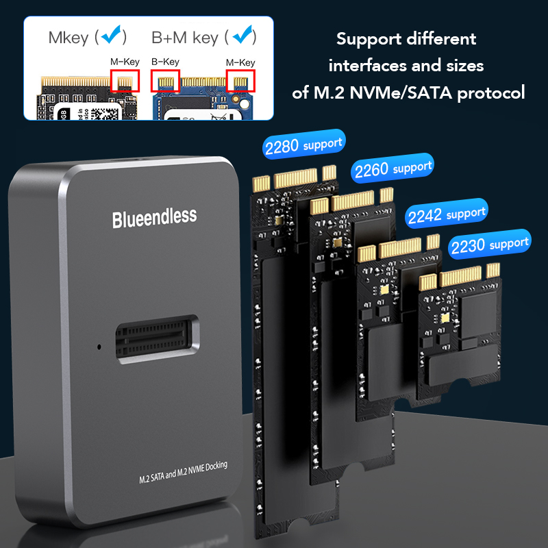 Blueendless M2 NVMe Docking St - 8Tb M2 Nvme Ssd บทวิจารณ์และราคา