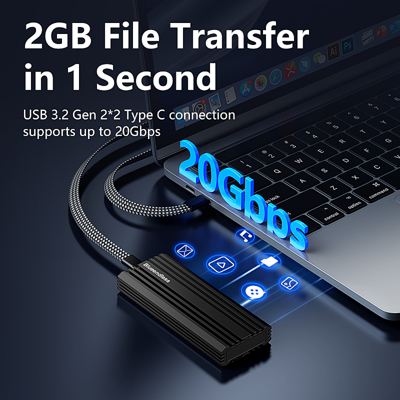 BLUEENDLESS 20Gbps M.2 PCIE NV - 8Tb M2 Nvme Ssd บทวิจารณ์และราคา