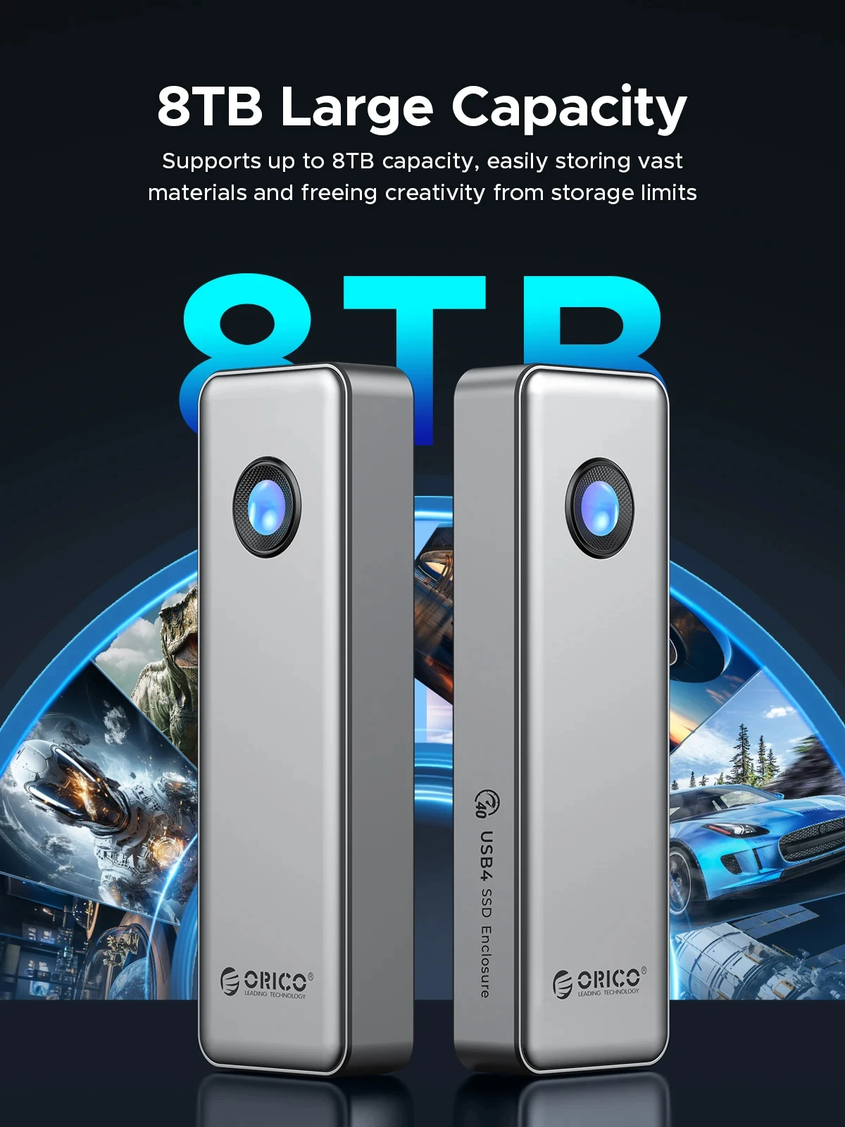 USB4 Orico 40Gbps M.2 NVMe SSD - 8Tb M2 Nvme Ssd บทวิจารณ์และราคา